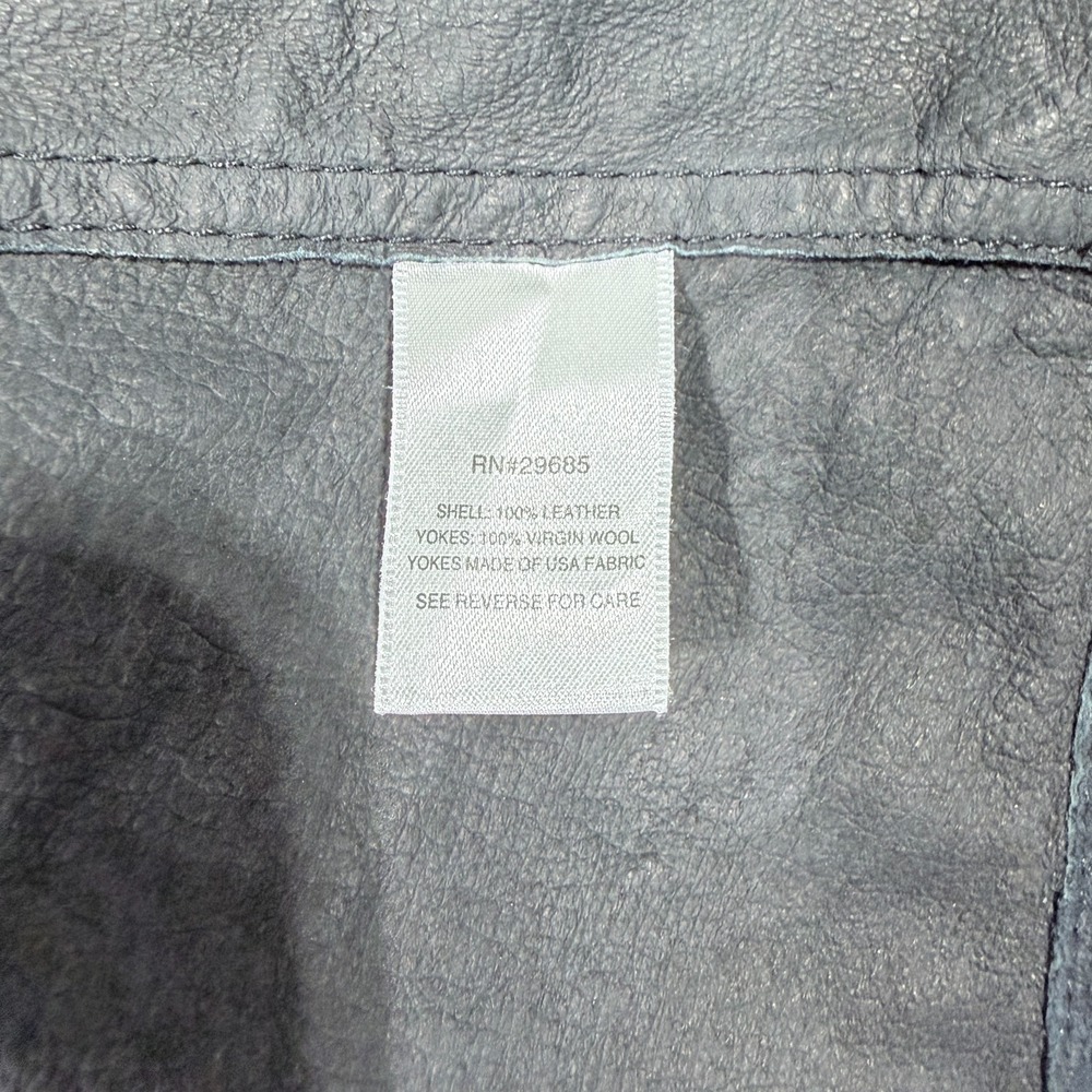 Vintage Pendleton Leather Suede Wool Women's Large Southwestern Vest Cowgirl - Picture 4 of 7